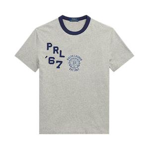 Джерси Polo Ralph Lauren Short-Sleeve Uneven Knit Jersey, Salt/Pepper Heather