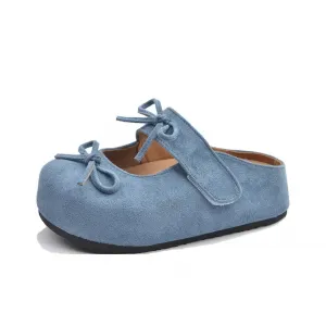 Take the Qin Женские противоскользящие тапочки с закрытым носком синие, цвет Blue