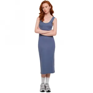 Платье Urban Classics Rib Top sleeveless midi, синий