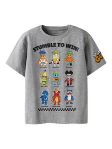 Футболка серого меланжа name it