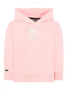 Худи с логотипом Lacoste Kids, розовый