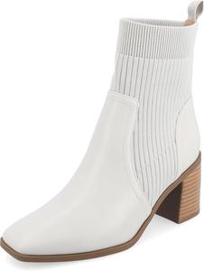 Ботинки Journee Women's Comfort System Harlowe Booties Journee Collection, Stone Wide Width