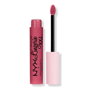 Жидкая матовая помада Lip Lingerie XXL, стойкая NYX Professional Makeup, Pushed Up (purple mauve)