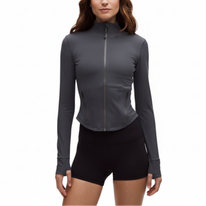 Женское пальто для йоги Lululemon, coal серый