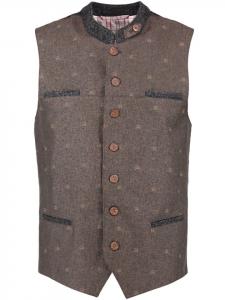 OS-Trachten Традиционный жилет Оцая средне-коричневого цвета