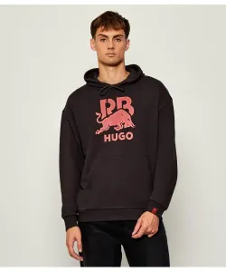 Толстовка Doverlohood Hugo x Racing Bulls Relaxed fit Hugo, коричневый