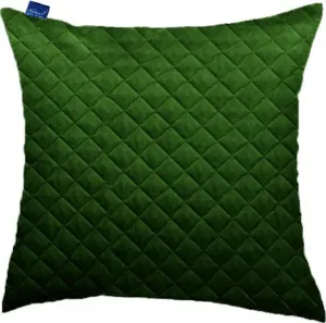 Подушка из микрофибры, бутылочно-зеленая, 30х50 см, декоративная подушка, подушка на диван Kam-Pol