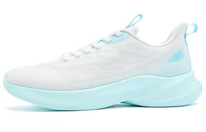 Легкие кроссовки LITE для бега мужские с низким верхом  White Clouds And Water Blue Qiaodan