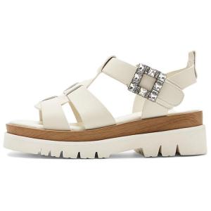 Сандалии с одним ремешком женские NINE WEST, Ecru