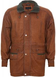 Кожаная парка из нубука-Виннипег Infinity Leather, коричневый