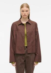 Блуза Rouge Edit LANGARM, Chicory Coffee/Dark Brown