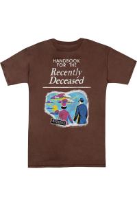 Футболка с коротким рукавом для взрослых Beetlejuice The Handbook Gildan, цвет coffee