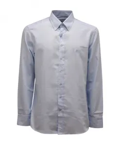 Итальянская рубашка на пуговицах, модель u241 Etro, синий