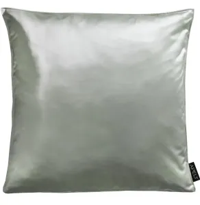 АПЭЛТ декоративная подушка "Алиса", чехол на подушку с наполнителем, 1 шт APELT 45х45 см, светло-серый