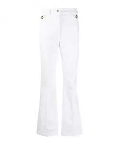 Расклешенные брюки Patou, белый