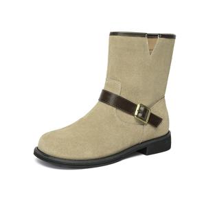 GEMEIQ Женские полусапожки хаки/абрикос, цвет Apricot