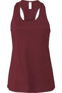 Женская майка-борцовка Bella + Canvas, бордовый