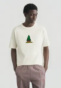 Футболка с принтом "прогулка" Converse, Egret