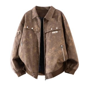 Куртка Unisex Lapel Moderate X1617, коричневый jacket