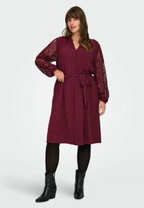 Платье ONLY Carmakoma Shirt dress, Zinfandel/Bordeaux