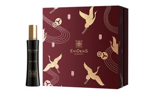 Новогодний лимитированный увлажняющий тоник с коллагеном и золотыми частицами, успокаивающий, 200мл/200мл*2 Evidens