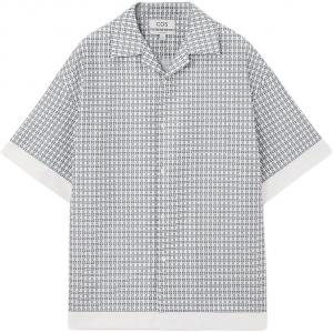 Рубашка мужская белая/принтованная Cos, белый