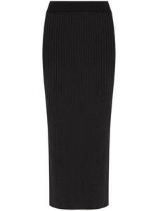Jil Sander юбка-карандаш из трикотажного полотна, черный