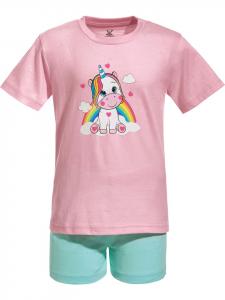 Erwin Müller Детские шорты из трикотажа нежно-розового цвета