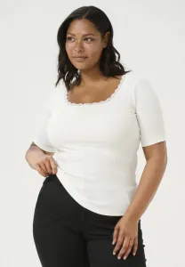 Футболка с принтом Kaffe Curve, Chalk