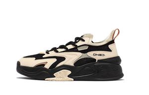 Кроссовки 361° Jincheng Lifestyle Shoes Women's Low-top Beige/Black, бежевый/черный