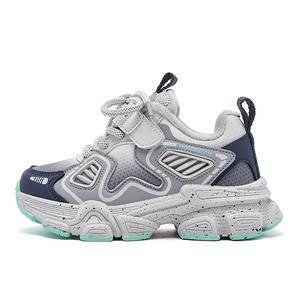 Нескользящие теплые детские кроссовки для бега HOBIBEAR, серый