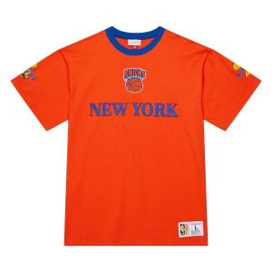 Футболка Mitchell & Ness x NBA New York Knicks мужская Orange Mitchell Ness, оранжевый