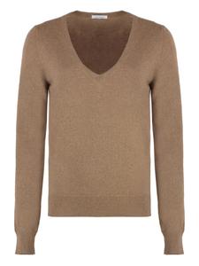 Джемпер из кашемира и шерсти Malo, коричневый