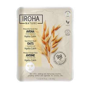 Успокаивающая увлажняющая маска для лица IROHA NATURE Avena