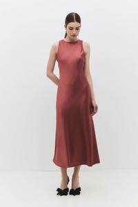 Платье No Matter What, ржаво-красный