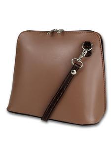 Кожаная сумка через плечо Toscanto, серо-коричневого и серо-коричневого цветов, примерно 17 см Toscanto