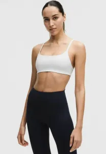 Спортивный бюстгальтер wunder train с бретелями, чашечки a/b, легкая поддержка. Lululemon, White