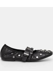 Балетки, украшенные кристаллами DKNY, черный