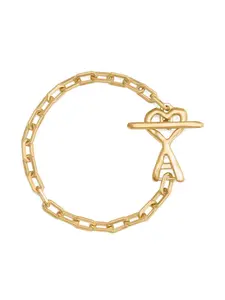 Браслет с монограммой Ami De Coeur AMI Paris, золотой