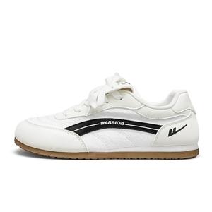 WARRIOR Износостойкие легкие дышащие низкие кеды German Army Trainers женские бело-черные, цвет White Black
