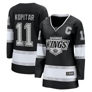 Женская футболка Los Angeles Kings Anze Kopitar черная домашняя Fanatics