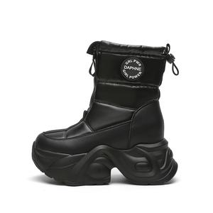 Утепленные высокие короткие ботинки для женщин DAPHNE, черный