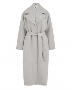 WE Fashion Демисезонное пальто светло-серого цвета