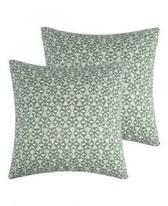 Наволочка Стеганая декоративная наволочка Kemala Sage 2 шт Levtex, зеленый