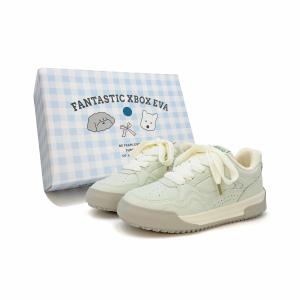 FANTASTIC XBOX Женские кросcовки для скейтбординга Shock Absorbers с низким верхом и амортизацией в желтом цвете, цвет Yellow