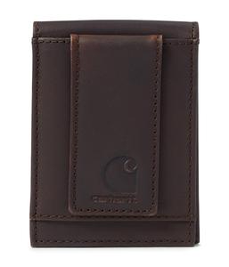 Кошелек Unisex Carhartt Oil Tan Leather Front Pocket Wallet, коричневый