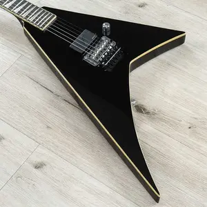 Гитара Jackson Limited Edition Pro Plus Pure Metal Rhoads RR1A, накладка из черного дерева, глянцевый черный цвет