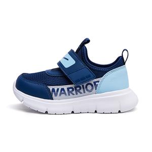 WARRIOR Скользостойкие, износостойкие, дышащие детские повседневные кроссовки Blue White Kids'