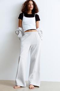 Прямые спортивные штаны Pull And Bear, серый