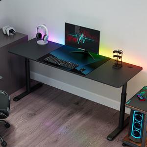 Компьютерный стол PSEAT 180 см, минималистичный стиль, игровой и офисный, для дома и спальни, простой матовый черный